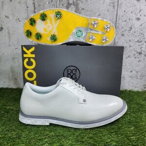 MSRP $245 G/FORE G/LOCK Gallivanter Pebble Leather Grey Camo Golf Shoes Size 15